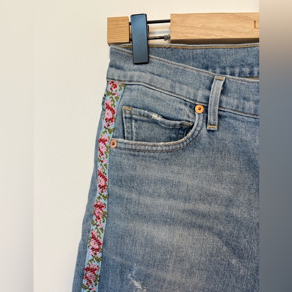 Citizens if Humanity Demy cropped flare jeans , sz : 28 - Picture 8 of 13